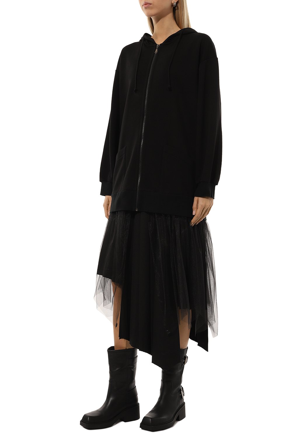 Толстовка из хлопка и льна MIDGARD PARIS, арт. FA1-HD14-BK, фото 3