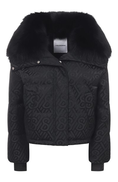 Женская пуховик с отделкой из песца YVES SALOMON, арт. KV00460/T20G