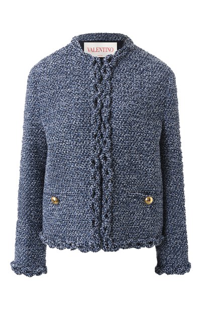 Женский твидовый жакет VALENTINO, арт. 5B3CE27R8SB