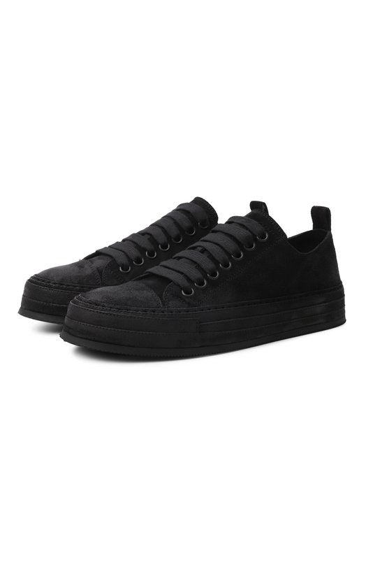 Замшевые кеды Nono Ann Demeulemeester B0012569/LT147 Чёрный B0012569/LT147