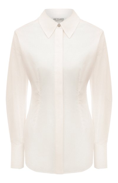 Хлопковая рубашка TRUSSARDI, арт. 56C00608-1T006183, фото 1