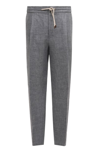 Льняные брюки BRUNELLO CUCINELLI, арт. MH238E174W, фото 1