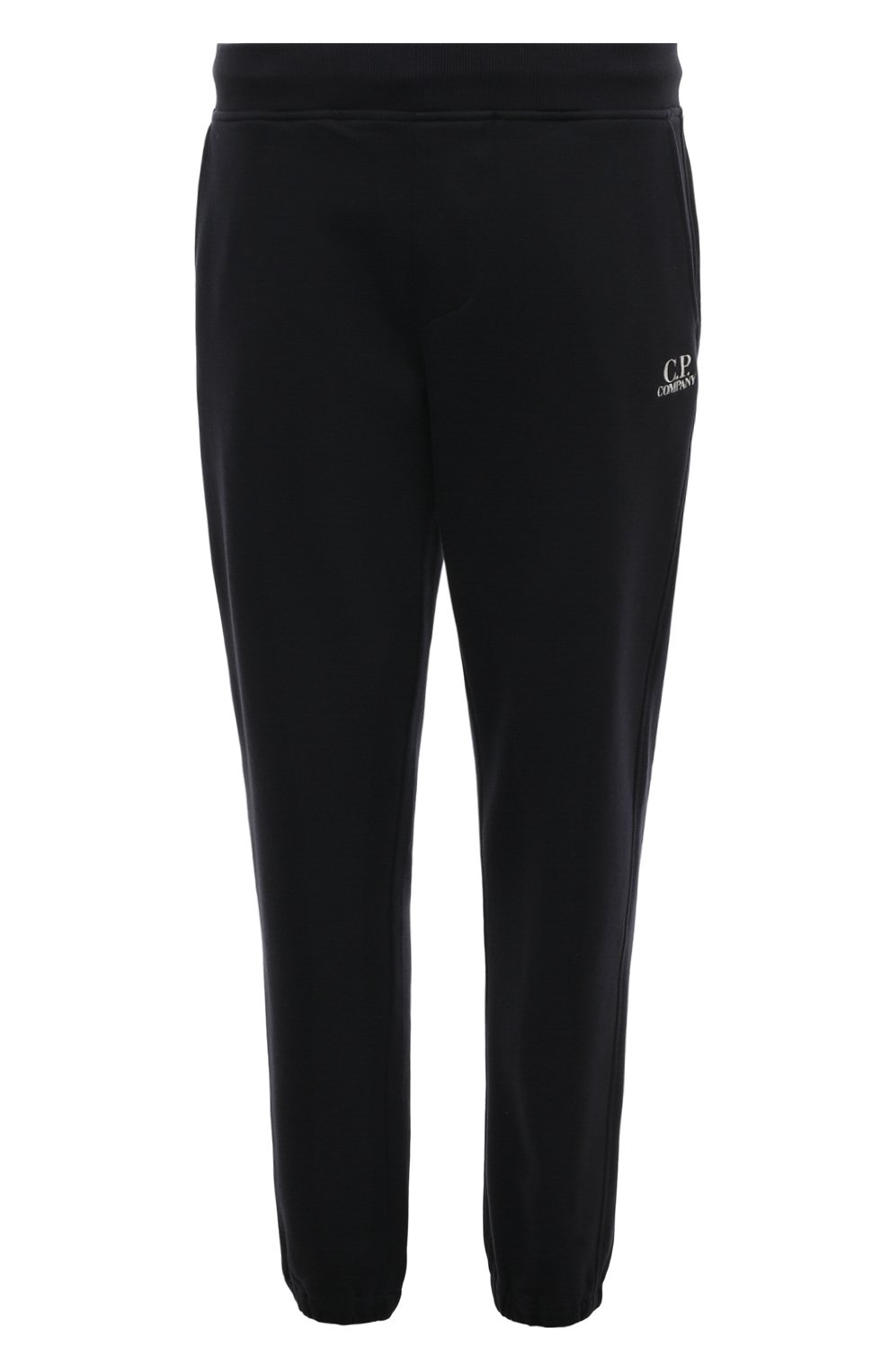 Хлопковые джоггеры C.P. COMPANY темно-синего цвета по цене 28750 руб., арт. 14CMSP135A-005086W, фото 1 Хлопковые джоггеры C.P. COMPANY, арт. 14CMSP135A-005086W, фото 1