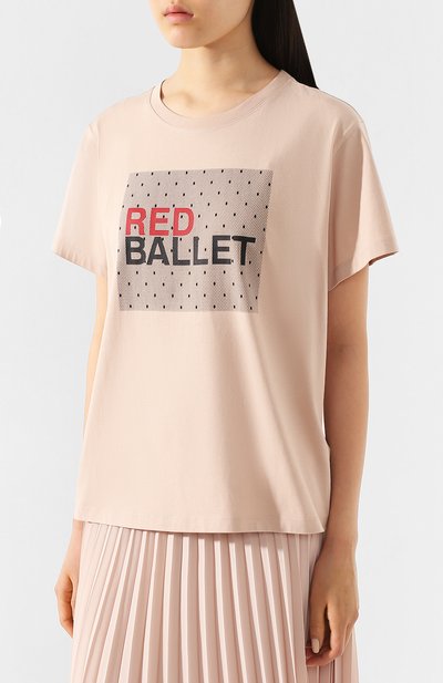 Хлопковая футболка REDVALENTINO, арт. TR3MG05L/4Y6, фото 3
