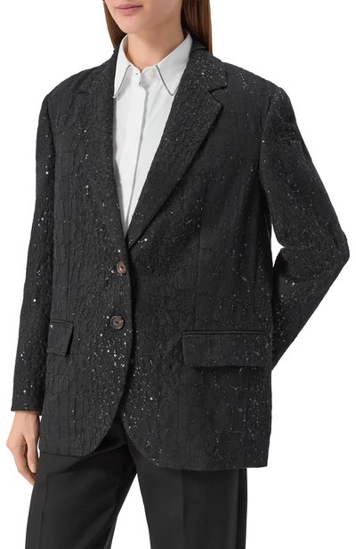 Шерстяной жакет BRUNELLO CUCINELLI, арт. MD9207392P, фото 3