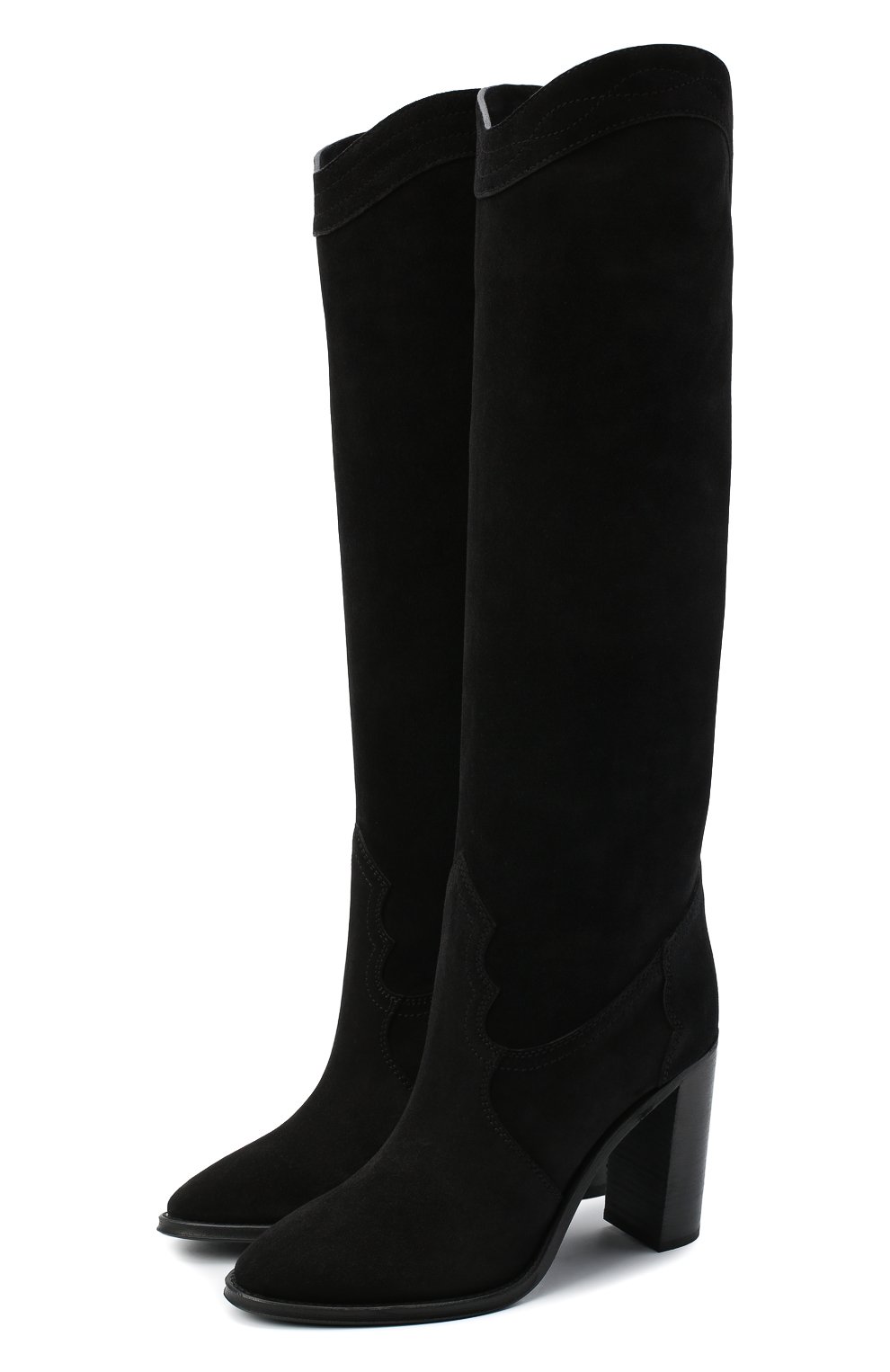 Замшевые сапоги kate SAINT LAURENT, арт. 621265/1NZ00, фото 1