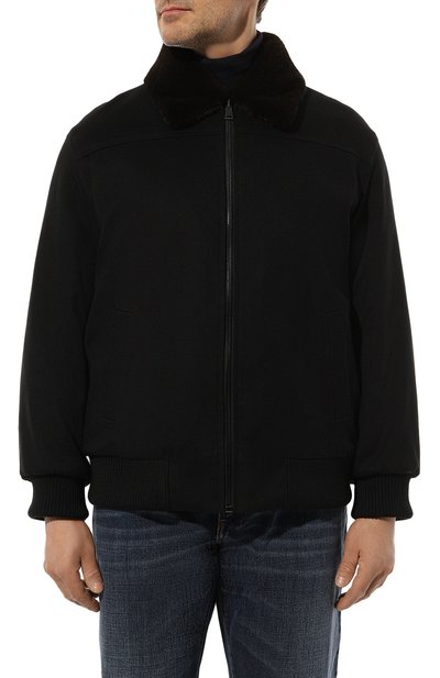 Кашемировый бомбер с воротником из норки VICTORIA KUSENKOVA, арт. 779110249648, фото 3