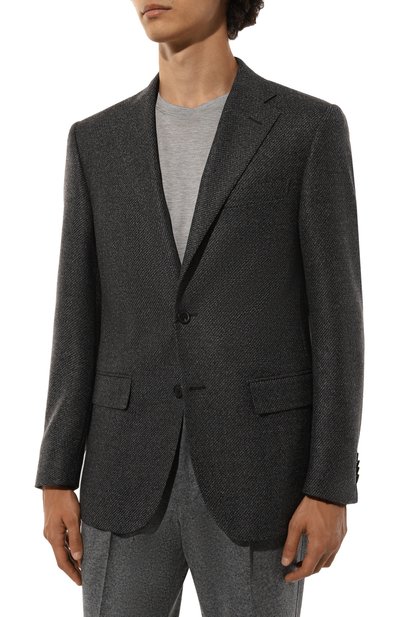 Шерстяной пиджак CORNELIANI, арт. 946008-9416219, фото 5