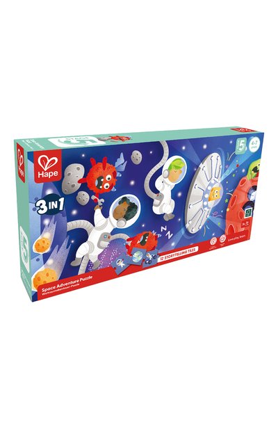 Пазл 3 в 1 космические приключения HAPE, арт. E1646_HP