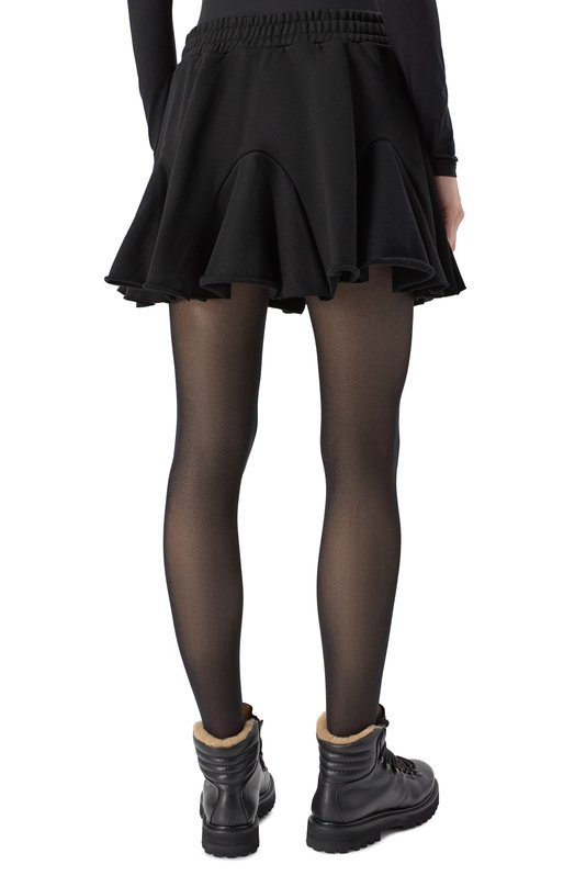 Хлопковая юбка Comme des Fuckdown CFABW01394 Чёрный  CFABW01394 Фото 4