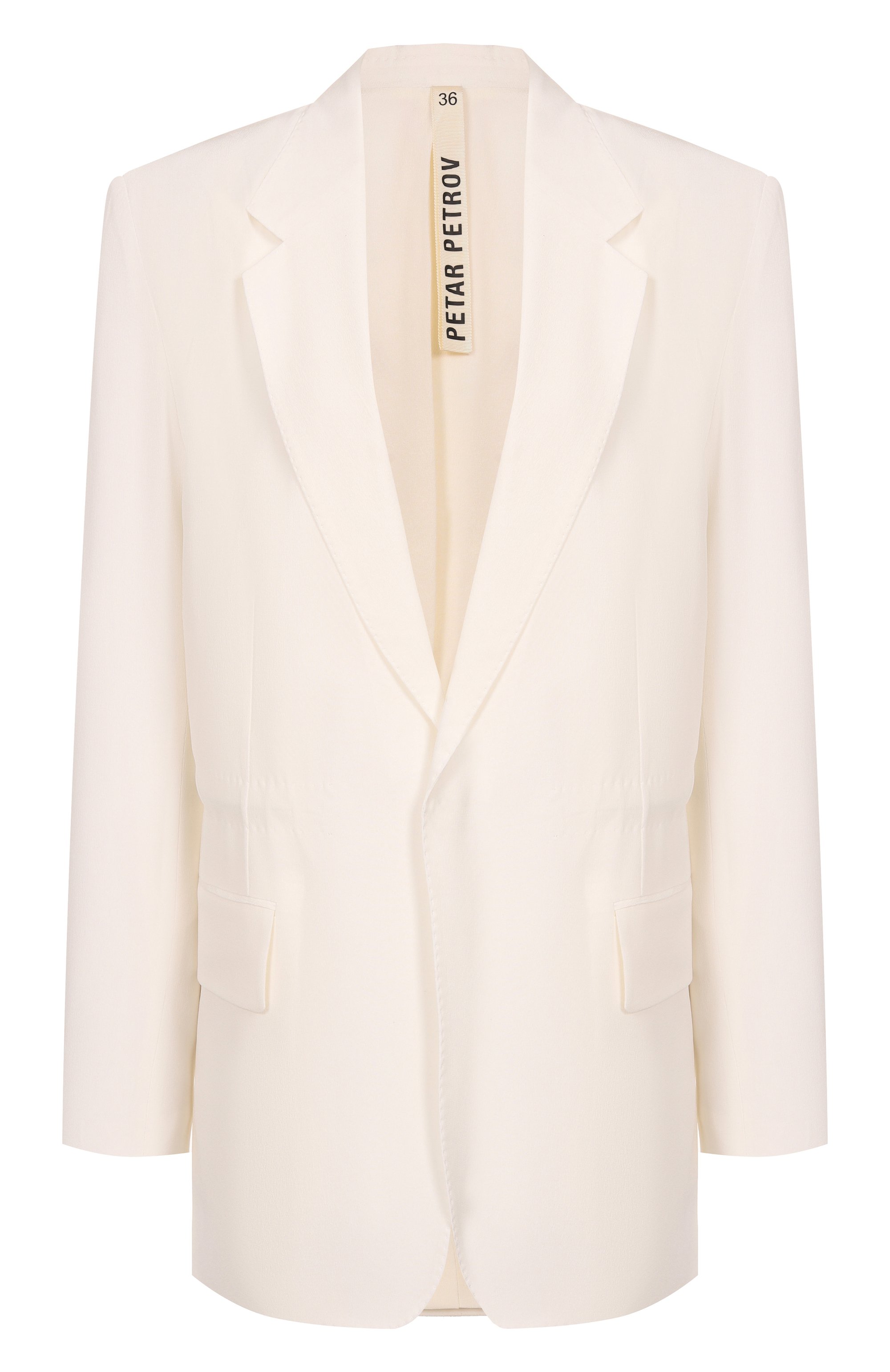 Жакет из вискозы и шелка PETAR PETROV, арт. S25J14, фото 1