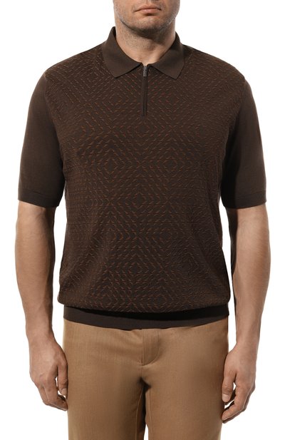 Поло из шелка и хлопка ZILLI, арт. KZP002M0145VVM000, фото 3