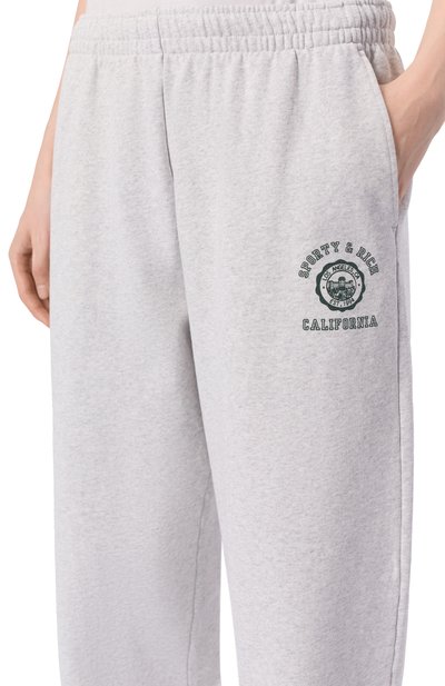 Хлопковые брюки SPORTY AND RICH, арт. PA05562508GY03, фото 5