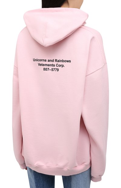Хлопковое худи VETEMENTS, арт. UE51TR400P 1601/W, фото 4