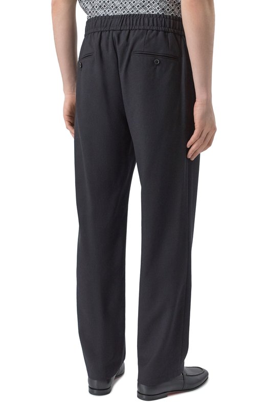 Шерстяные брюки Dolce & Gabbana GV4LHT/FU28E Чёрный  GV4LHT/FU28E Фото 4