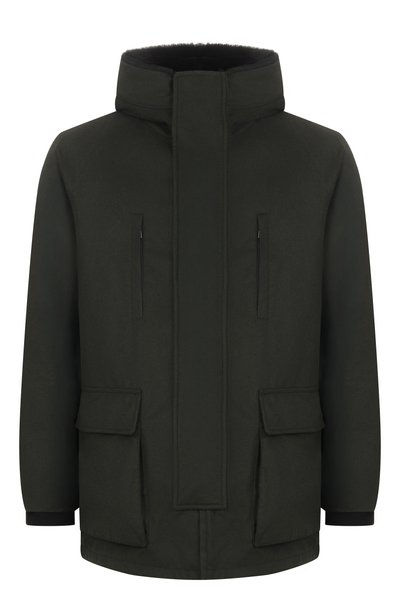 Мужская кашемировый пуховик GIORGIO ARMANI, арт. GM003927/TE13515