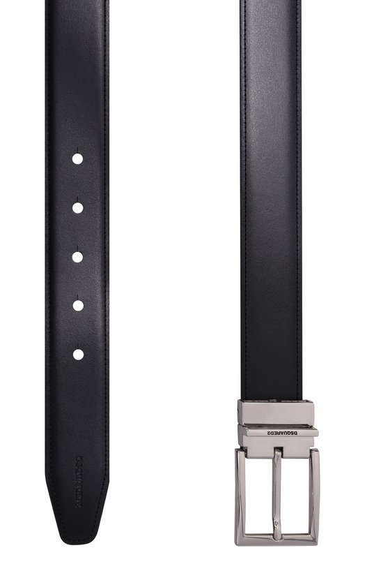 Кожаный ремень Dsquared2 GBM0005/12900001 Чёрный  GBM0005/12900001 Фото 2