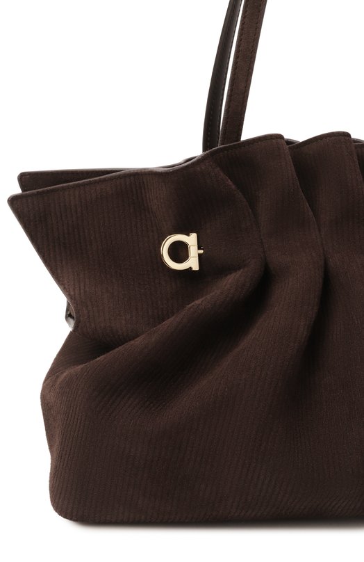 Сумка Soft-bag medium Ferragamo 219960/785573 Коричневый  219960/785573 Фото 3