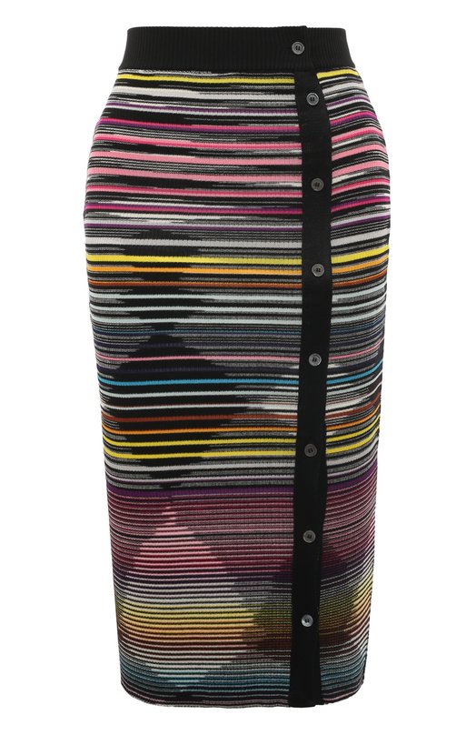 

Юбка из шерсти и вискозы Missoni, Чёрно-белый