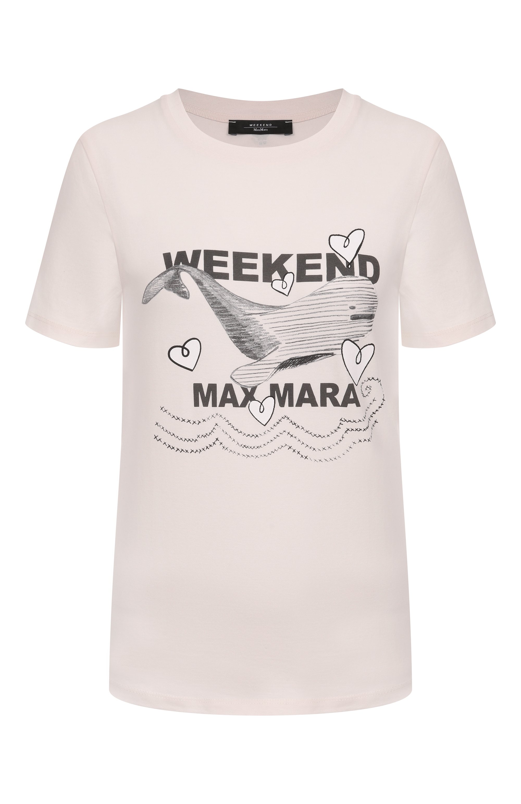 Хлопковая футболка WEEKEND MAX MARA, арт. GUGLIA_002, фото 1