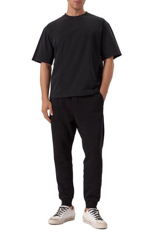 Хлопковая футболка Dsquared2 S74GD1408/S24583 Чёрный  S74GD1408/S24583 Фото 2