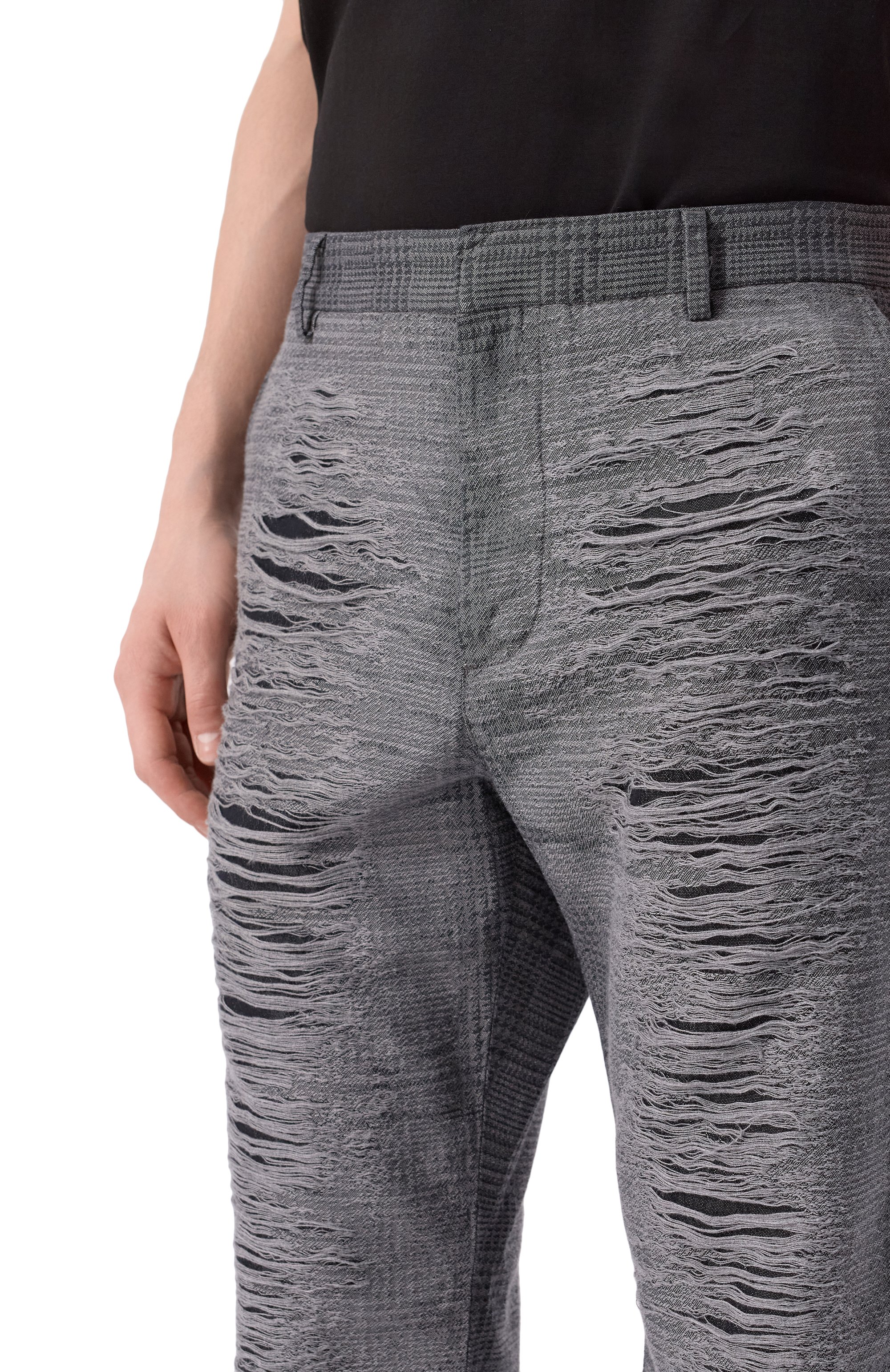 Брюки из хлопка и вискозы p-boix DIESEL, арт. A18012/0DEBQ, фото 5