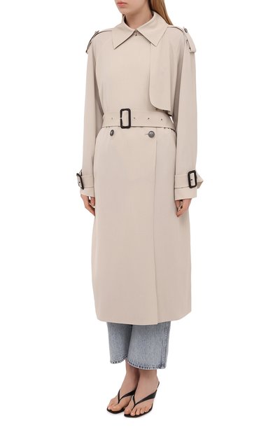 Тренч из вискозы и шерсти THE ROW, арт. 5428W1973, фото 3