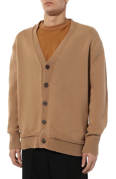 Кардиган из шерсти и льна MAISON MARGIELA, арт. SI1GP0003/S18064, фото 3