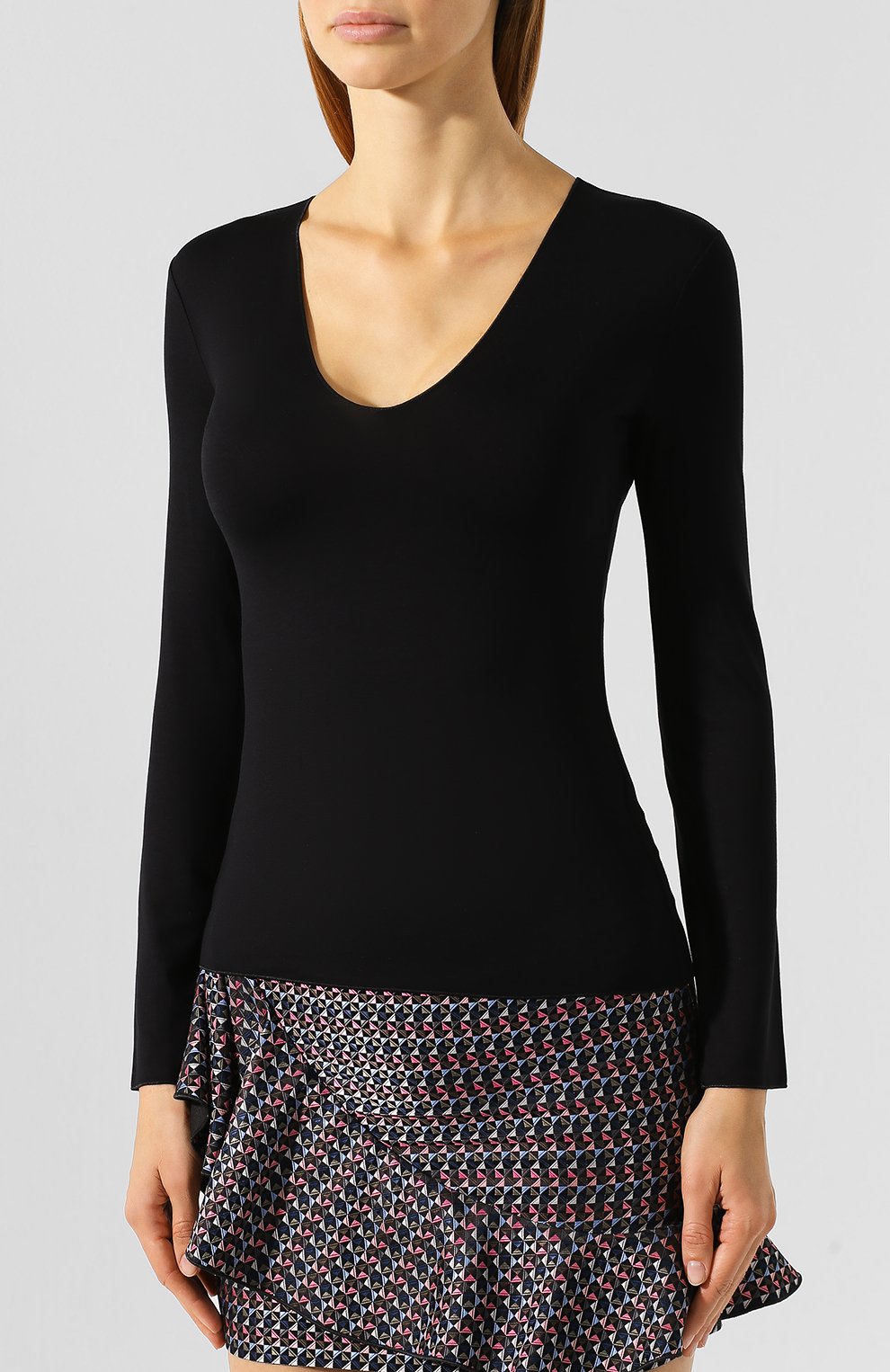 Лонгслив из вискозы EMPORIO ARMANI, арт. 6G2M8G/2J85Z, фото 3
