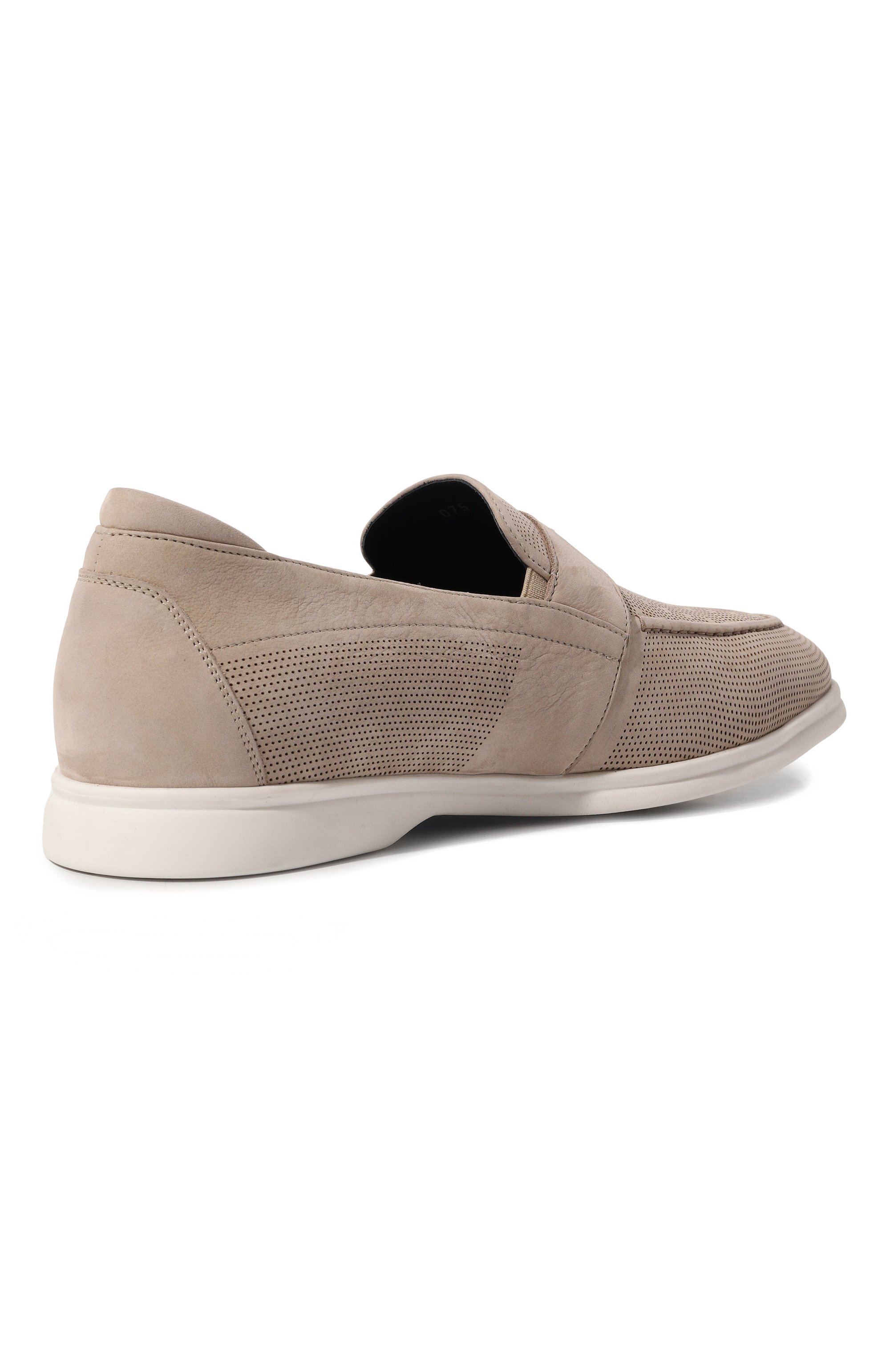 Лоферы из нубука ZILLI бежевого цвета по цене 98100 руб., арт. H0075AM1003VRUL01, фото 5 Лоферы из нубука ZILLI, арт. H0075AM1003VRUL01, фото 5