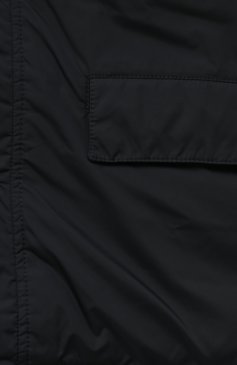 Детского пуховая куртка ASPESI темно-синего цвета, арт. F23001GPN0079/10-12 | Фото 3 (Рукава: Длинные; Материал внешний: Синтетический материал; Мальчики Кросс-КТ: Пуховик-верхняя одежда; Материал сплава: Проставлено; Материал подклада: Синтетический материал; Драгоценные камни: Проставлено; Материал утеплителя: Пух и перо)