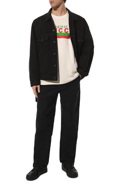 Хлопковая футболка GUCCI, арт. 616036 XJCOQ, фото 2