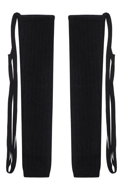 Гетры из шерсти и шелка ANN DEMEULEMEESTER черного цвета по цене 55600 руб., арт. B0014344/KN069, фото 2 Гетры из шерсти и шелка ANN DEMEULEMEESTER, арт. B0014344/KN069, фото 2