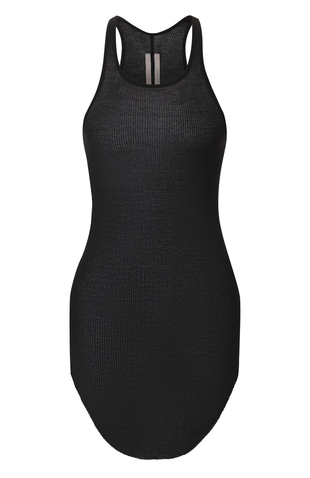 Майка из смеси вискозы и шелка RICK OWENS черного цвета по цене 22900 руб., арт. RP20S1101/RC, фото 1 Майка из смеси вискозы и шелка RICK OWENS, арт. RP20S1101/RC, фото 1