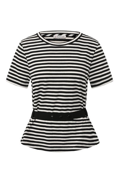 Женская хлопковая футболка MONCLER, арт. E1-093-80643-00-8299L