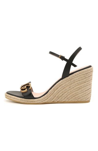 Кожаные босоножки GUCCI, арт. 646311/A3N00, фото 3