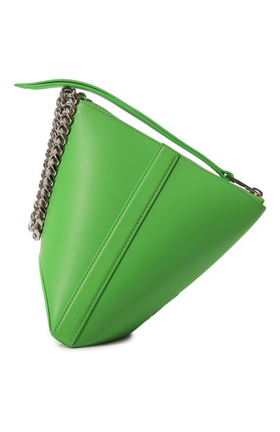 Сумка curve ALEXANDER MCQUEEN зеленого цвета по цене 99500 руб., арт. 707839 1YBB3, фото 4 Сумка curve ALEXANDER MCQUEEN, арт. 707839 1YBB3, фото 4