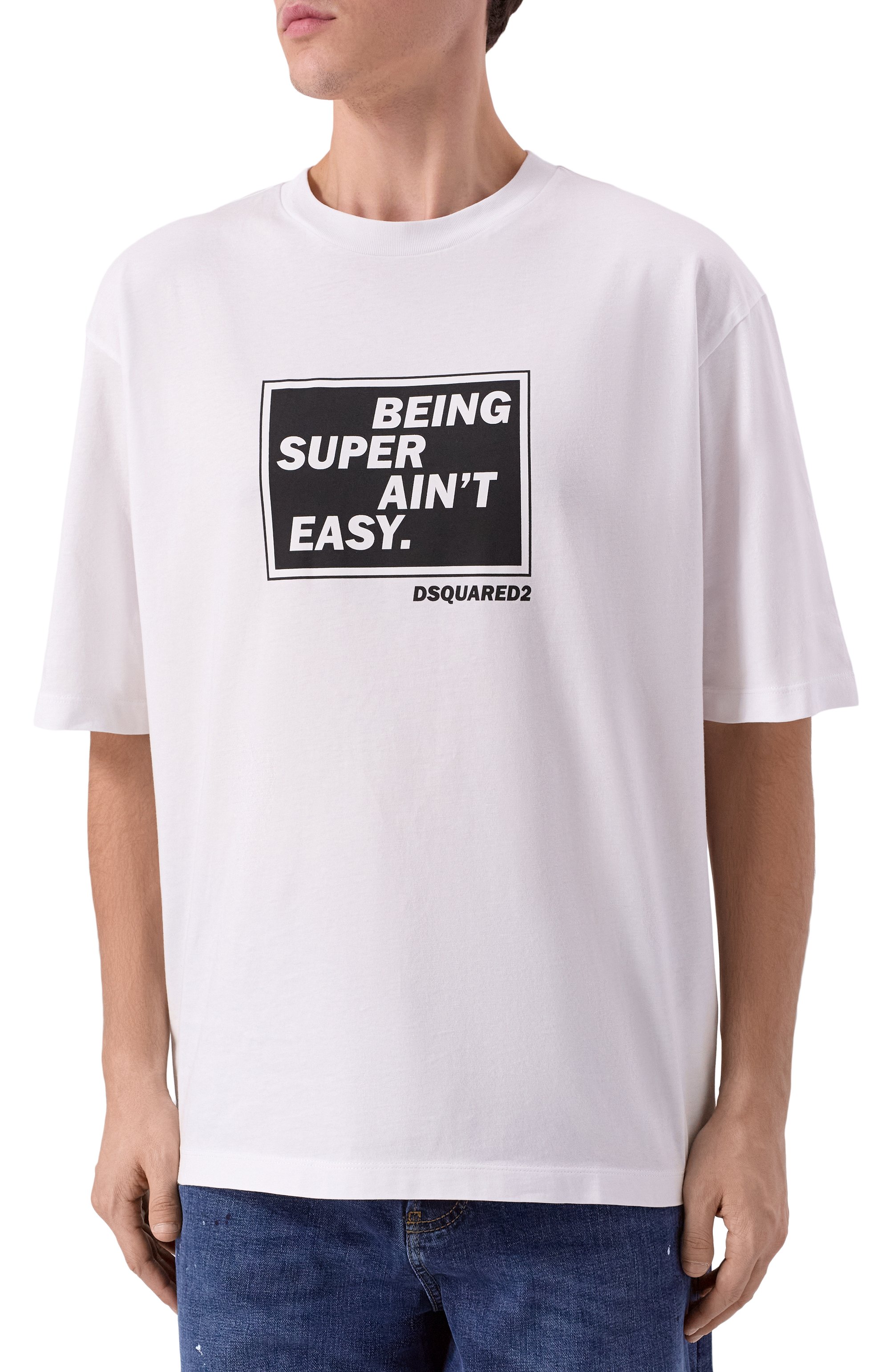 Хлопковая футболка DSQUARED2, арт. S71GD1610/D20020, фото 3