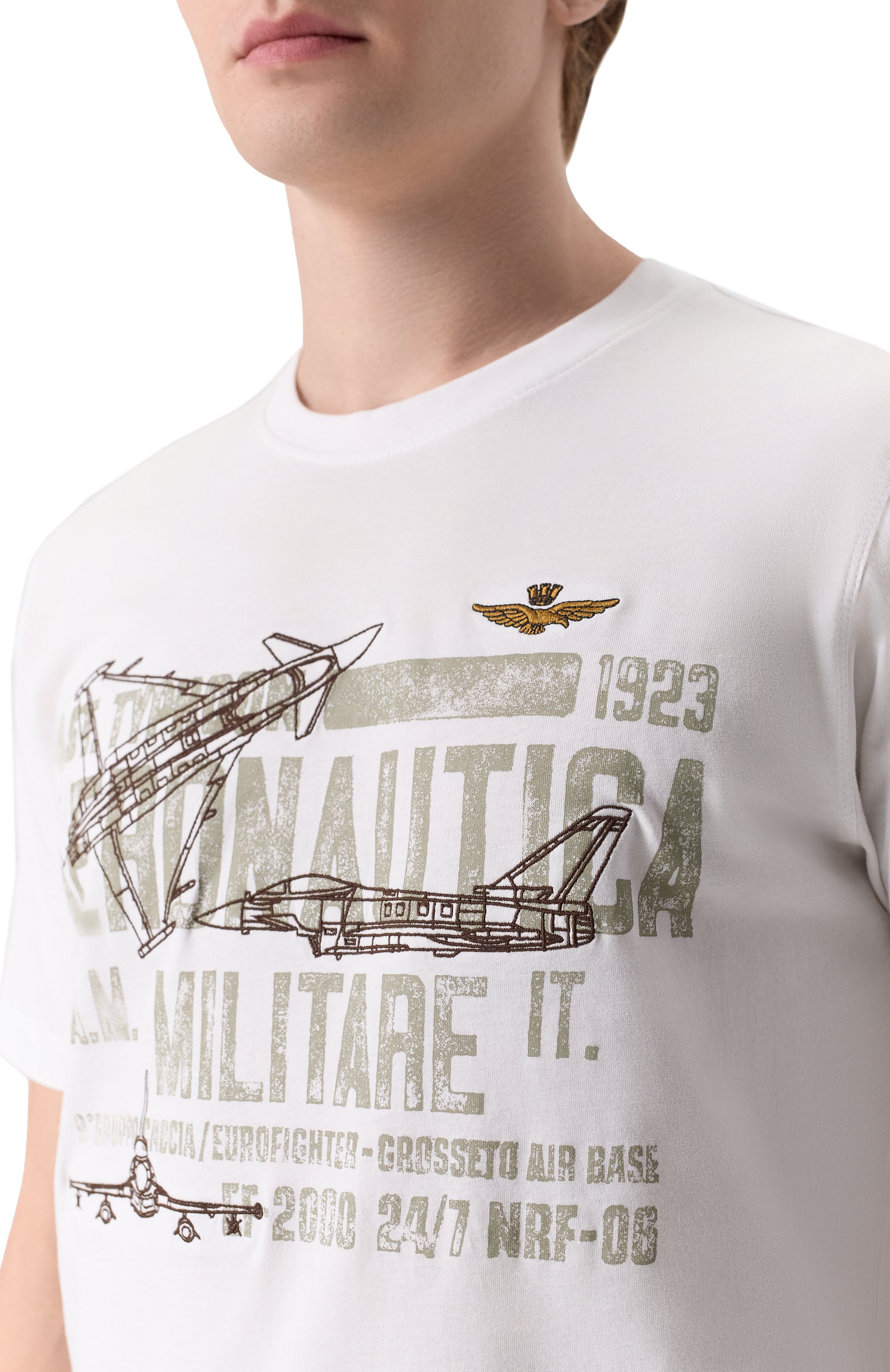 Хлопковая футболка AERONAUTICA MILITARE, арт. TS2535UJ00641, фото 5