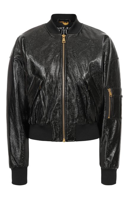 Женский бомбер из экокожи VERSACE JEANS COUTURE, арт. 79HASD08/CQ16D