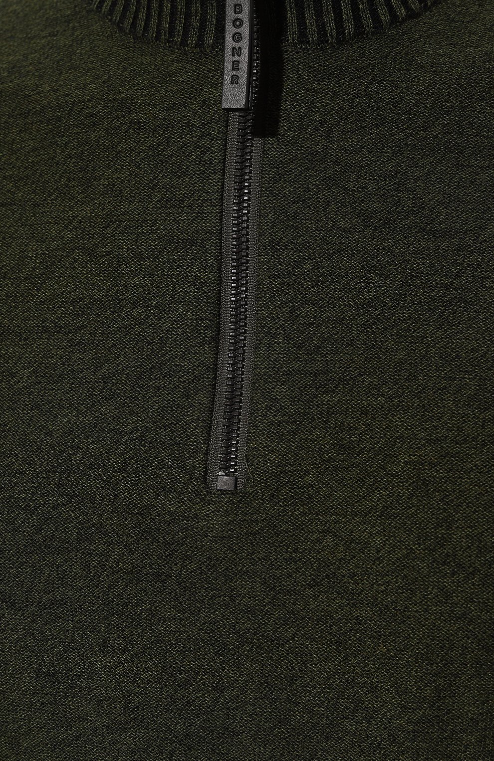 Джемпер из шерсти и хлопка BOGNER хаки цвета по цене 39500 руб., арт. 88482807, фото 5 Джемпер из шерсти и хлопка BOGNER, арт. 88482807, фото 5