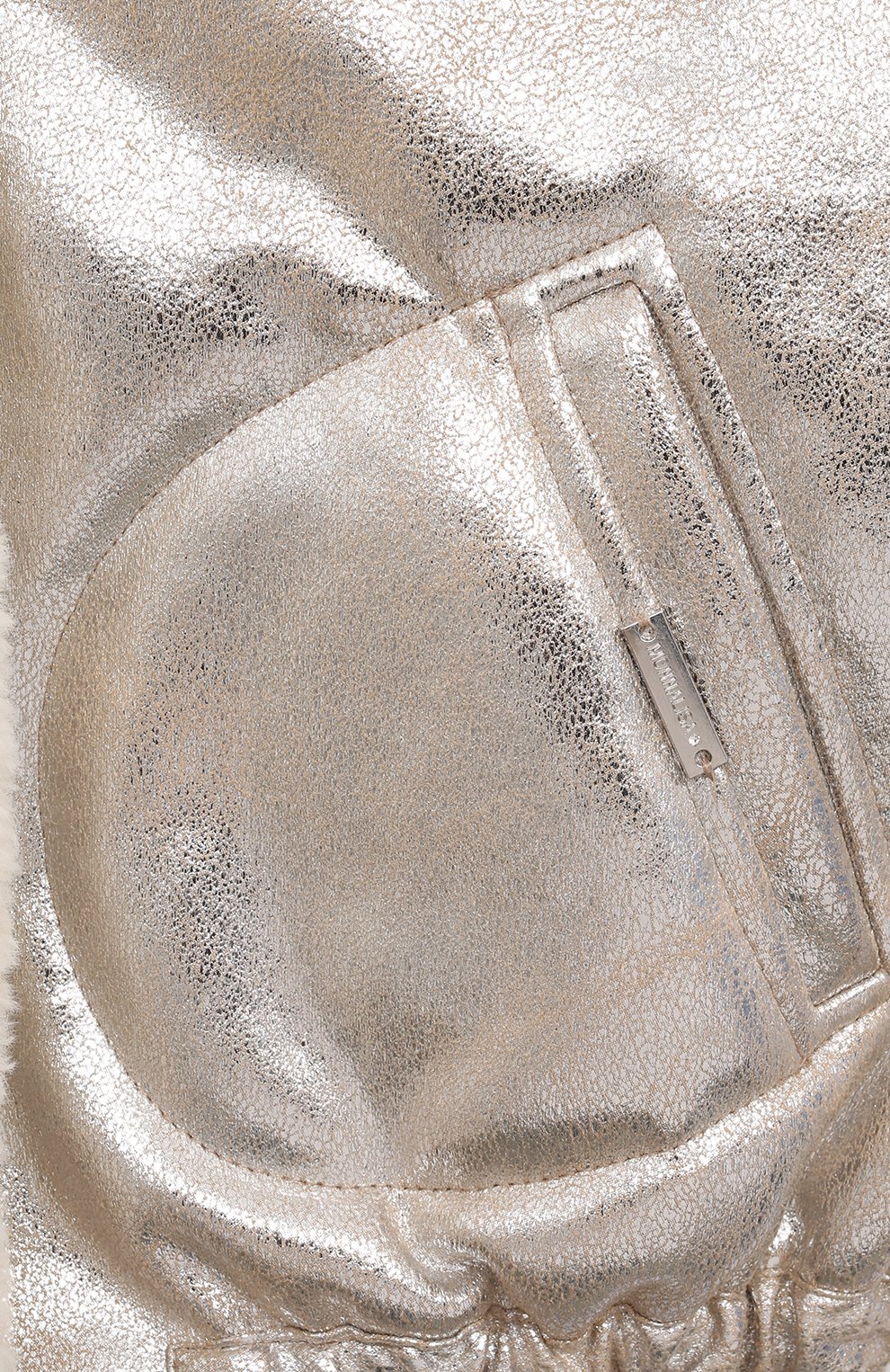 Жилет MONNALISA золотого цвета по цене 23950 руб., арт. 19D103, фото 3 Жилет MONNALISA, арт. 19D103, фото 3