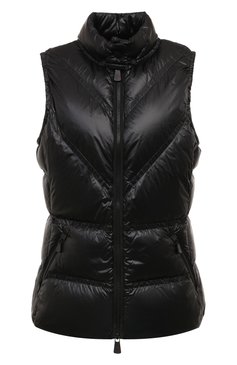 Женский утепленный жилет moye MONCLER GRENOBLE черного цвета, арт. 1A000-36-539YL | Фото 1 (Материал внешний: Синтетический материал; Материал подклада: Синтетический материал; Длина (верхняя одежда): Короткие; Кросс-КТ: Утепленные, Куртка; Стили: Кэжуэл)