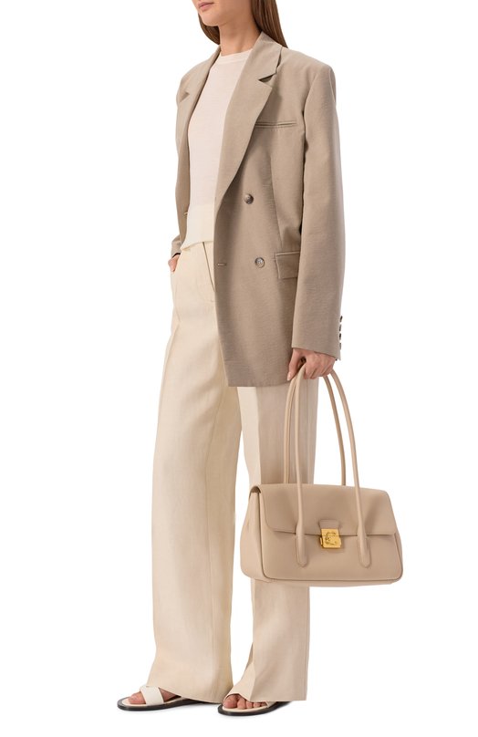 Сумка C-Me Lock Coccinelle E1 U4K 12 03 01 Бежевый  E1 U4K 12 03 01 Фото 7