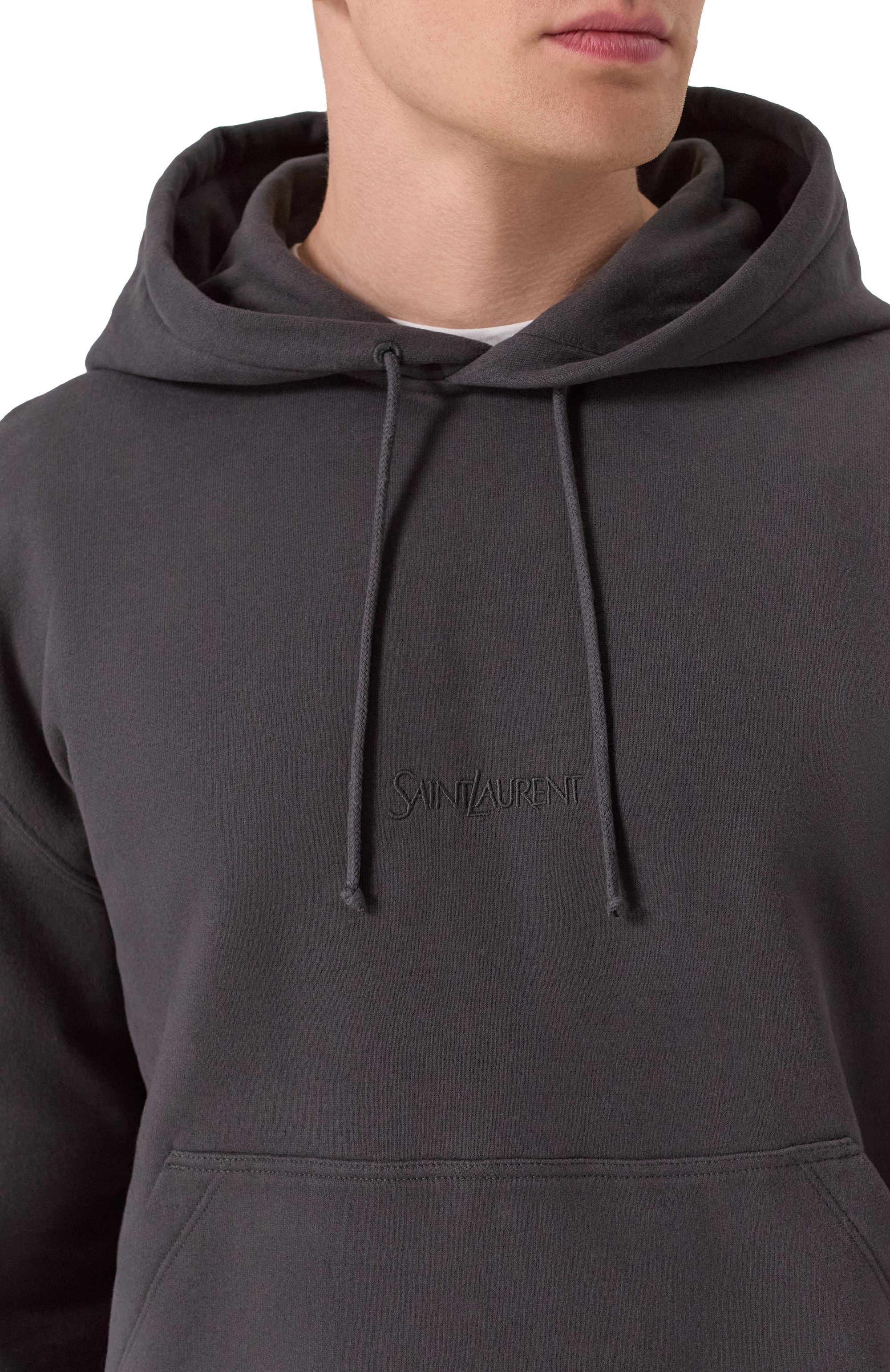 Хлопковое худи SAINT LAURENT, арт. 818538/Y36SW, фото 5