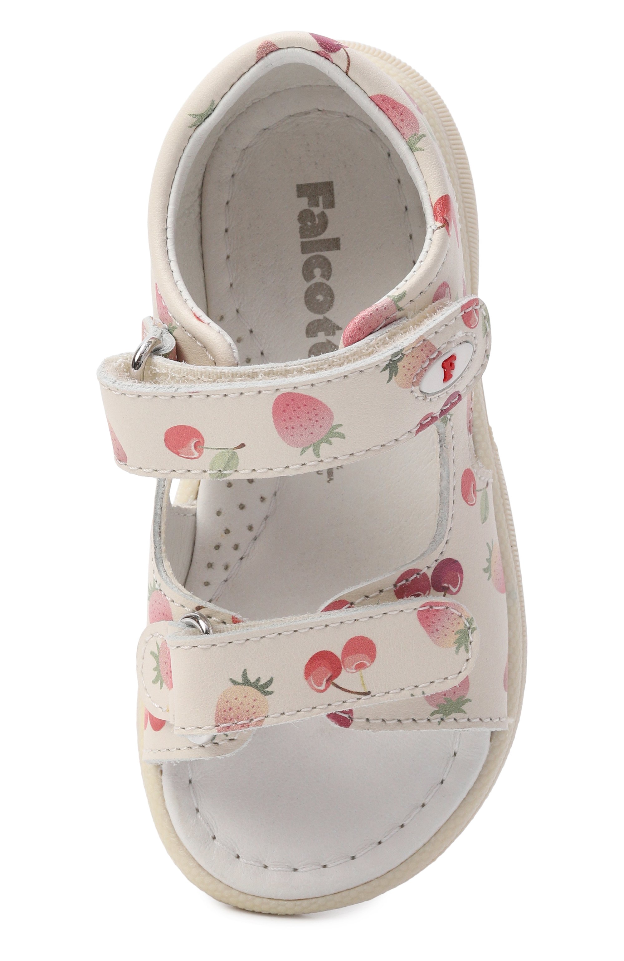 Кожаные сандалии new river FALCOTTO кремового цвета по цене 9950 руб., арт. 1501173/02_001, фото 4 Кожаные сандалии new river FALCOTTO, арт. 1501173/02_001, фото 4