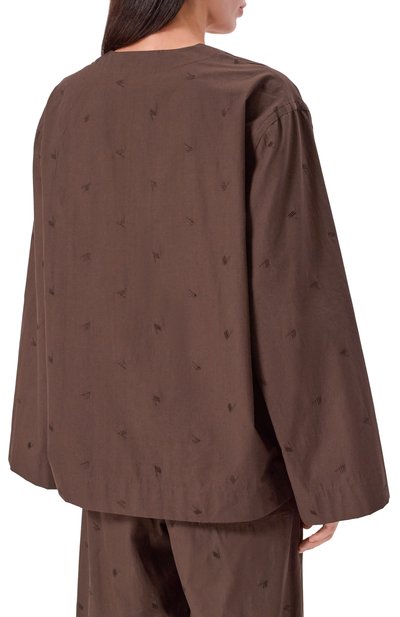 Хлопковая блузка THE ATTICO, арт. 250WCE00001/CCC104MA, фото 4