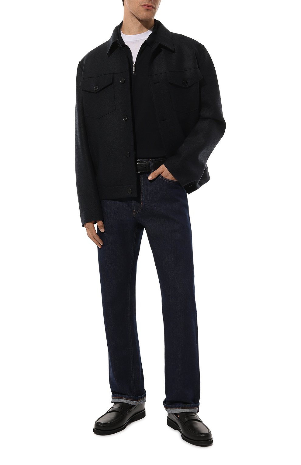 Поло из лиоцелла и шелка GIORGIO ARMANI, арт. 3DSF72/SJGFZ, фото 2