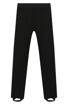 Детские брюки со штрипками MOSCHINO черного цвета, арт. HDP03T/LJA02/4A-8A | Фото 2 (Девочки Кросс-КТ: Брюки-одежда; Материал внешний: Вискоза; Нос: Не проставлено; Ростовка одежда: 4 года | 104 см, 5 лет | 110 см, 6 лет | 116 см, 8 лет | 128 см)