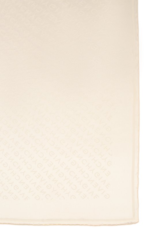Шелковый шарф Givenchy 710003219 Кремовый  710003219 Фото 4